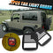 1 Pair Metal Rear Tail Light Guards Covers for Jeep Wrangler TJ 1997-2006