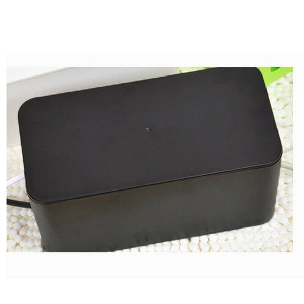 Plastic Wire Power Cable Storage Box Cable Manager Organizer Box Power Line F7M7
