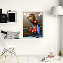 5D DIY Full Drill Diamond Painting Monkey Boxer Cross Stitch Embroidery Kit