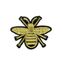 golden bee embroidery iron/sew on patch applique hat bag badge motifyES