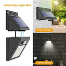 60LED Solar Split Wall Lamp Motion Sensor Separate Garden Light (One Mode) A