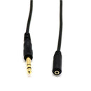 4.9ft Black Durable 6.35mm To