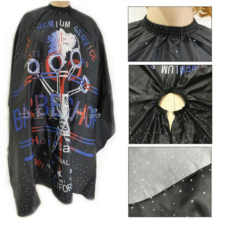 Nylon Hairdresser Cut Cape Antistatic Hairdressing Wrap Barber Haircut G Cy