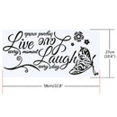 Live Laugh Love Family Home Quote Wall Stickers Art Room Removable Decals DIY N7