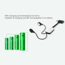 A10 Battery Li-ion Magnetic USB Mini Charging/Discharging Charger For 18650 2550