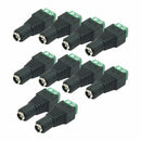 DC Power Male 5.5 x 2.1mm Jack Adapter Cable Plug Connector for CCTV / SLS