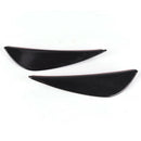 4 Universal Front Bumper Lip Splitter Fins Body Spoiler Canard Valence ChinAA