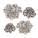 100pcs Rhinestone Rivets Studs Buttons for Leather Crafts Bag Bracelet Decor