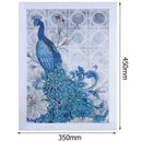 5D DIY Special Shaped Diamond Painting Peafowl Cross Stitch Embroidery Kits