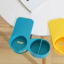 2pcs Coffee Drinking Cup Holder Clip Storage Table Desk Side Clamp Red Blue