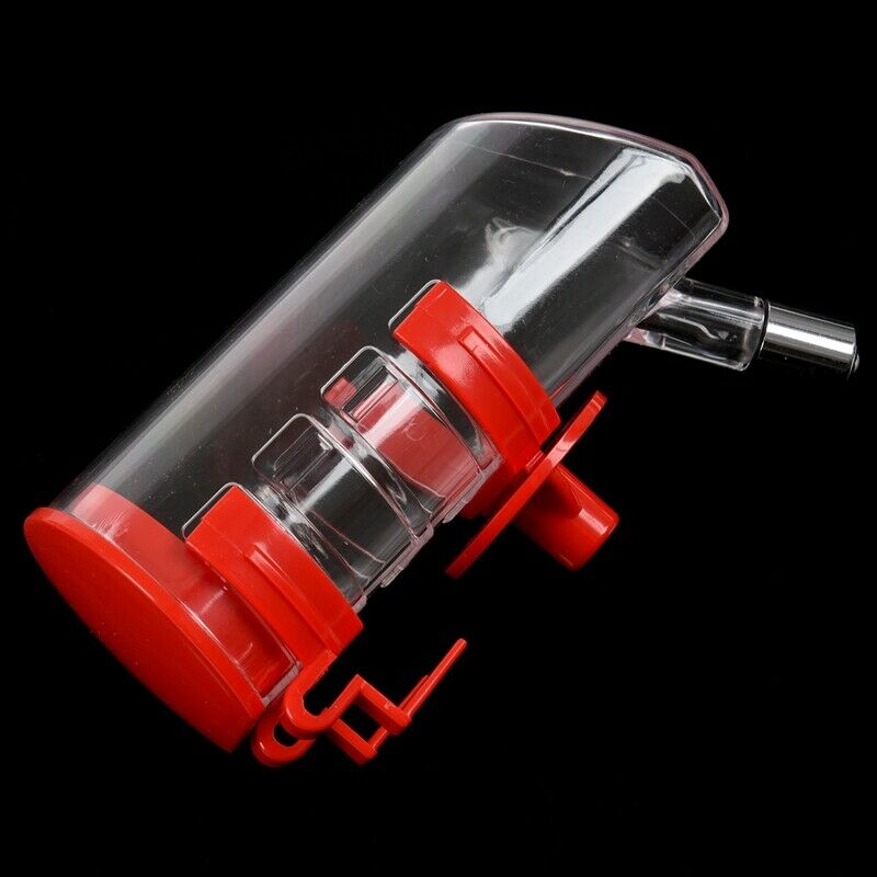 Pet Dog Puppy Drinking Kit Hanging Water Fountain Bottle Red for 350ml