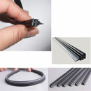 2PCS Universal Frameless Vehicle Replacement Rubber Wiper Blade Refill 26" 6mm Z