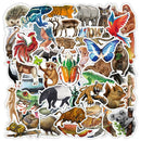 80pcs/set Rainforest Animals Stickers for Laptop Bottle Bicycle Cute StiSEAU