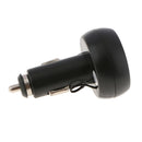 3 in 1 Digital LED car Voltmeter Thermometer Auto Car USB Charger 12V 24V