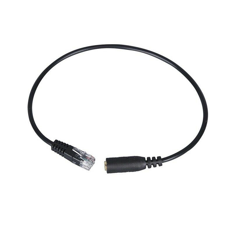 Headset Buddy 3.5mm Smartphone Headset To RJ9 Phone Adapter Cable Useful J ME