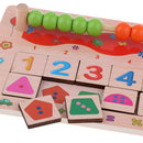 Early Learning Eductional Toys Montessori Wooden Math Number Teaching Board