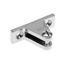 2 Pack 90 Degree Marine Boat Deck Hinge 2.32 x 0.67 inch,  Bimini Top Fitting