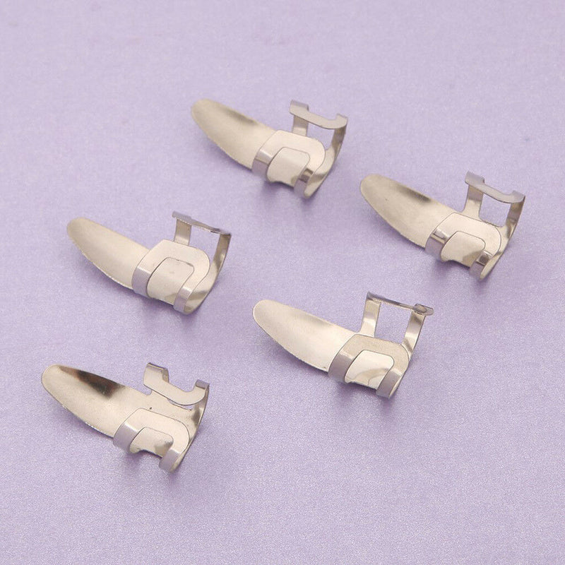 1 Set Celluloid Thumbpicks Fingerpicks w/ Metal Fingerpicks for Guitar Bass