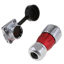 Metal Outdoor Waterproof IP67 3 Pin Industrial Circular Connector