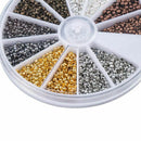 2250 Pieces Tube Crimp Beads 2 mm 2.5 mm Mixed Bracelet Loose Beads Spacer  P2G2