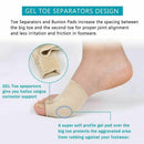 Corrector and Bunion Relief Protector Sleeves Kit - Treat Pain in Hallux Va
