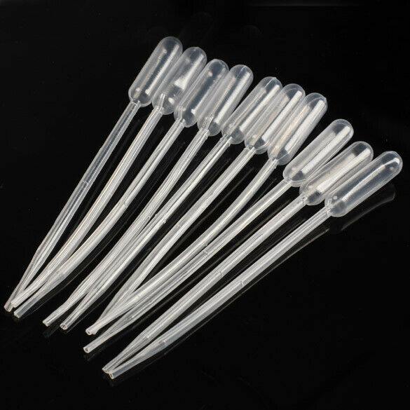 100PCS 0.5ml Graduated Pipettes Dropper Polyethylene for Experiment Medical