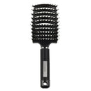comb Hair Brush Curved Hairbrush for Thick Hair Black