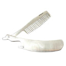 stainless steel Folding Comb Mens Beard Comb Sacks Pocket Combs Mini Foldin