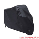 Waterproof Motorcycle Cover Motorbike Breathable Vented Black Rain Large XL