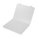 56 Slots Adjustable Clear Jewelry Storage Box Case Craft Organizer Beads Holder