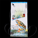5pcs Luminous Shrimp Baits Fishing Lure Single Hook Tackle Crank Fish Tool Hot