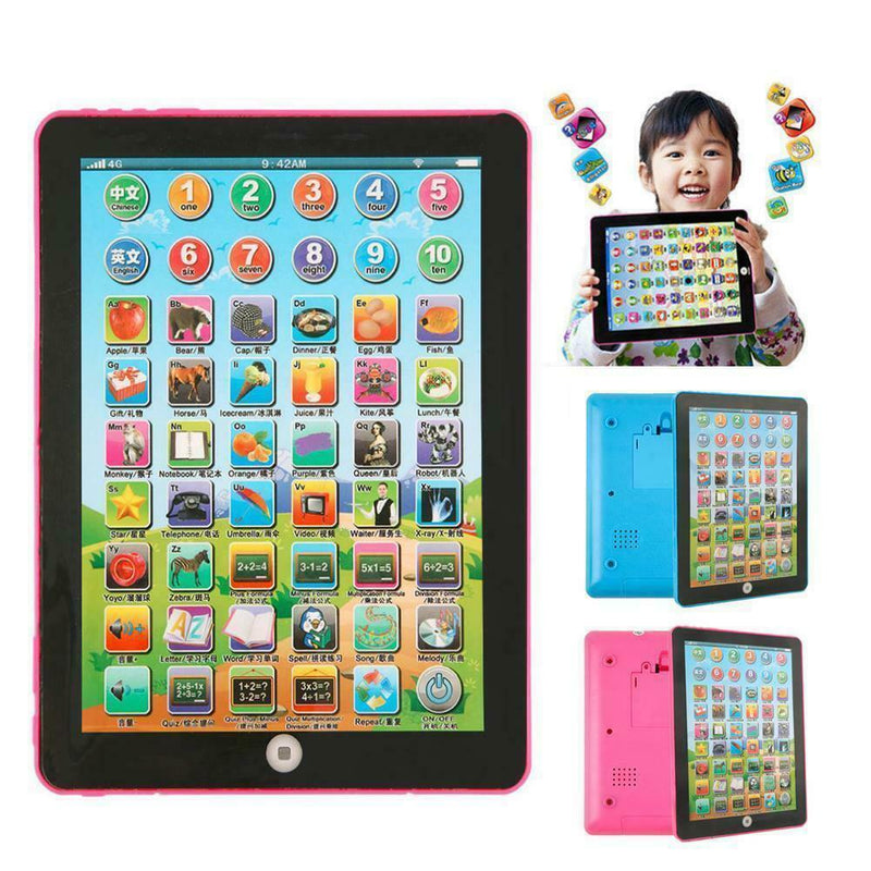 Tablet Toys Children Learning Machine Educational Kids Study Pad Boys Girls