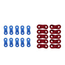20pcs Replacement Lock Rope Tensioners Guy Line Bent Runners Camping