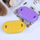 Pill box holder medicine storage container case for travel 2 grids seal  ME