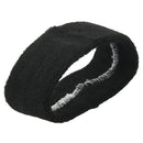 Basketball Volleyball Stretchy 5cm Wide Sweatband Head Band Black V9R4