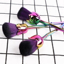 6Pcs Rose Flower Shaped Makeup Brushes Set Women Powder Foundation Brushes