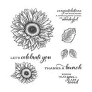 Transparent Silicone Stamp for DIY Scrapbook Embossing Paper Card Craft (B) A