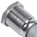 19mm Self Locking Blue LED 24V Stainless Steel Push Button Switch SPDT I8T1