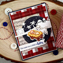 2pcs DIY Metal Cutting Dies Clear Silicone Seal Lamb Newborn Pattern (C) A