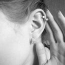 Crystal Ring Hoop Ball Awl Bar Cartilage Septum Helix Tragus Piercing