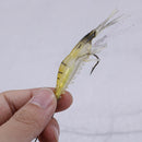 2Pcs soft lure 9cm/6g fishing artificial bait with glow hook swivels M&O