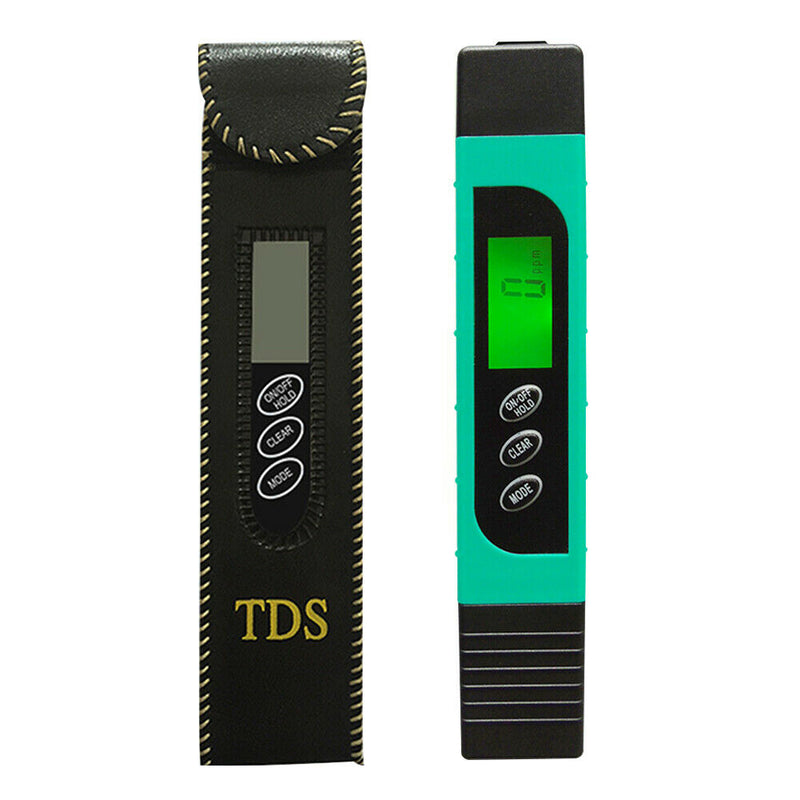 Intelligent Backlight LCD PH Meter TDS EC Water Quality Temperature Tester New