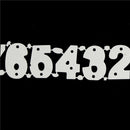 Number 0-9 Framed Cutting Dies Stencil Scrapbook Paper Cards Craft  DIY JR