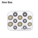 New Bee Noise Isolating Memory Foam Ear Tips Silicone Earmuffs (Black)