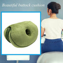 Dual Comfort Cushion Home Memory Foam Hip Lift Seat Cushions (Army Green)