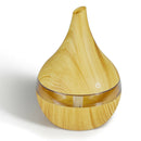 300ml Mist Humidifier Low Noise Diffuer w/ LED Light Antislip Wood