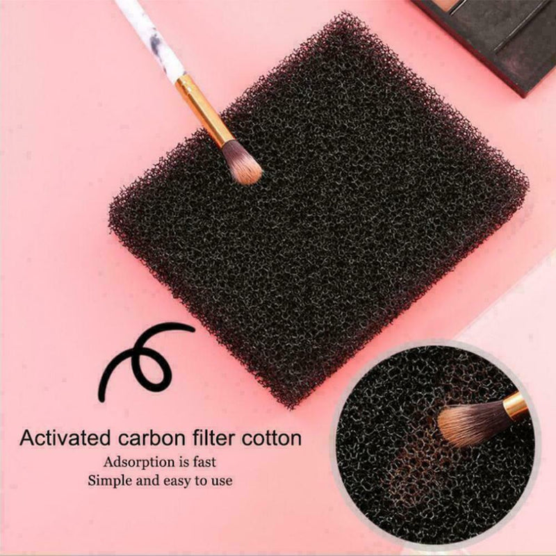 Portable Make-Up Brush Cleaner Sponge Remover Make Cleaning Mat Brushes Too D6X9