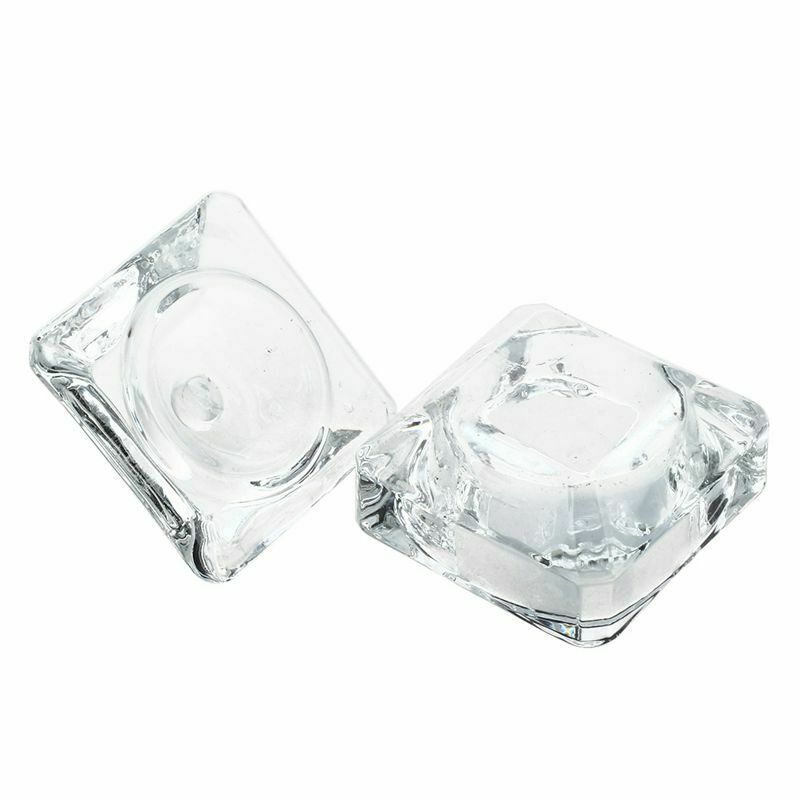 1 pcs New For Liquid Powder Tool Crystal Dappen Dish Nail Art Acrylic H6H4