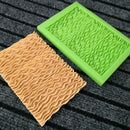 Edible Wave Curved Silicone Mold Gum Paste Fondant Cake Ruffle Tools Border A0J8