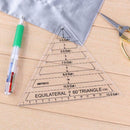 Patchwork Craft Quilting Ruler Cutting Rulers DIY Sewing Tools (60 Triangle A